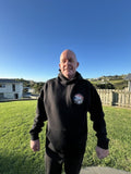 Jay Cuts Fish Unisex Black Hoodie